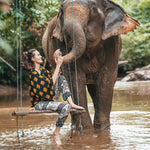 BALI PANTS - Elastic Waist Elepanta Elastic Waist Pants - Buy Today Elephant Pants Jewelry And Bohemian Clothes Handmade In Thailand Help To Save The Elephants FairTrade And Vegan