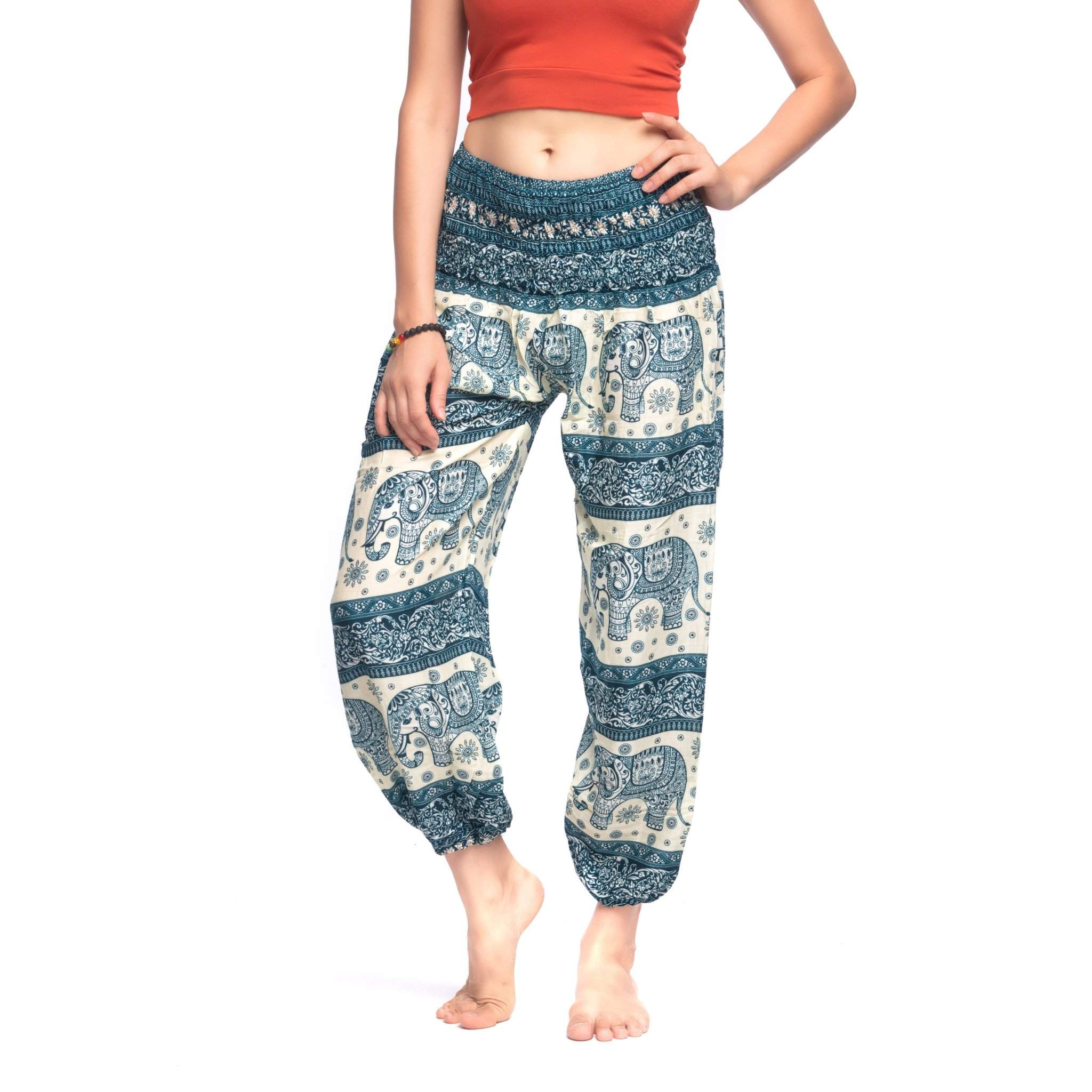 BALI PANTS - Elastic Waist Elepanta Elastic Waist Pants - Buy Today Elephant Pants Jewelry And Bohemian Clothes Handmade In Thailand Help To Save The Elephants FairTrade And Vegan