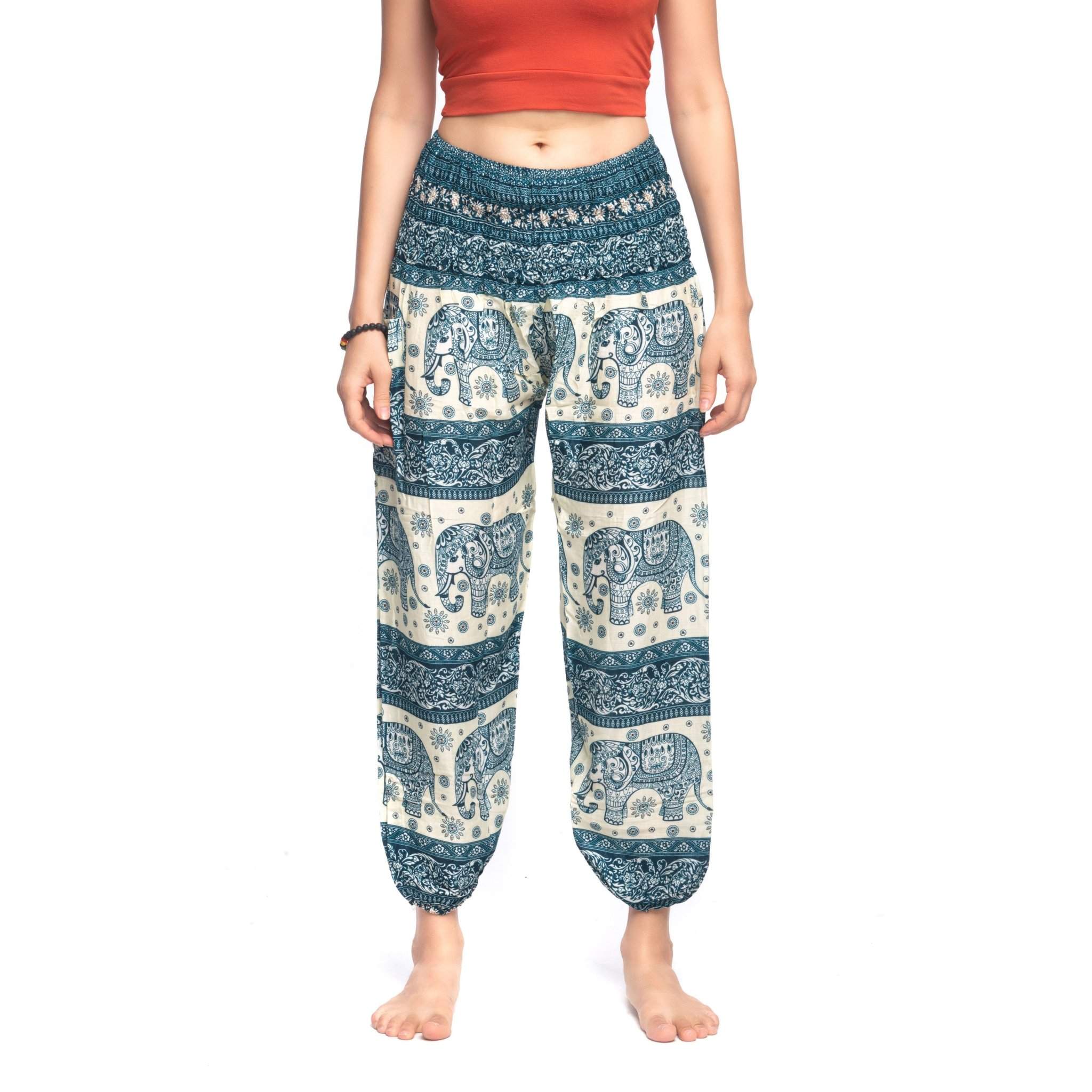 BALI PANTS - Elastic Waist Elepanta Elastic Waist Pants - Buy Today Elephant Pants Jewelry And Bohemian Clothes Handmade In Thailand Help To Save The Elephants FairTrade And Vegan