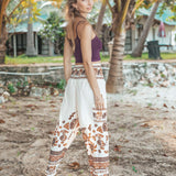 BURMA PANTS - Elastic Waist Elepanta Elastic Waist Pants - Buy Today Elephant Pants Jewelry And Bohemian Clothes Handmade In Thailand Help To Save The Elephants FairTrade And Vegan