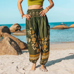 BURMA PANTS - Elastic Waist Elepanta Elastic Waist Pants - Buy Today Elephant Pants Jewelry And Bohemian Clothes Handmade In Thailand Help To Save The Elephants FairTrade And Vegan