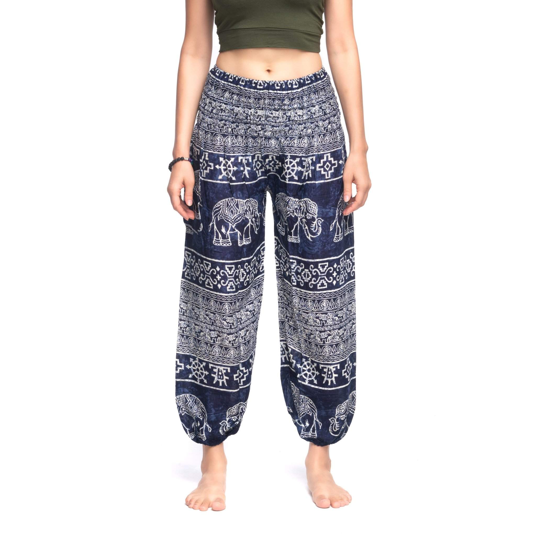 COLOMBO PANTS - Elastic Waist Elepanta Elastic Waist Pants - Buy Today Elephant Pants Jewelry And Bohemian Clothes Handmade In Thailand Help To Save The Elephants FairTrade And Vegan
