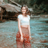COLOMBO PANTS - Elastic Waist Elepanta Elastic Waist Pants - Buy Today Elephant Pants Jewelry And Bohemian Clothes Handmade In Thailand Help To Save The Elephants FairTrade And Vegan