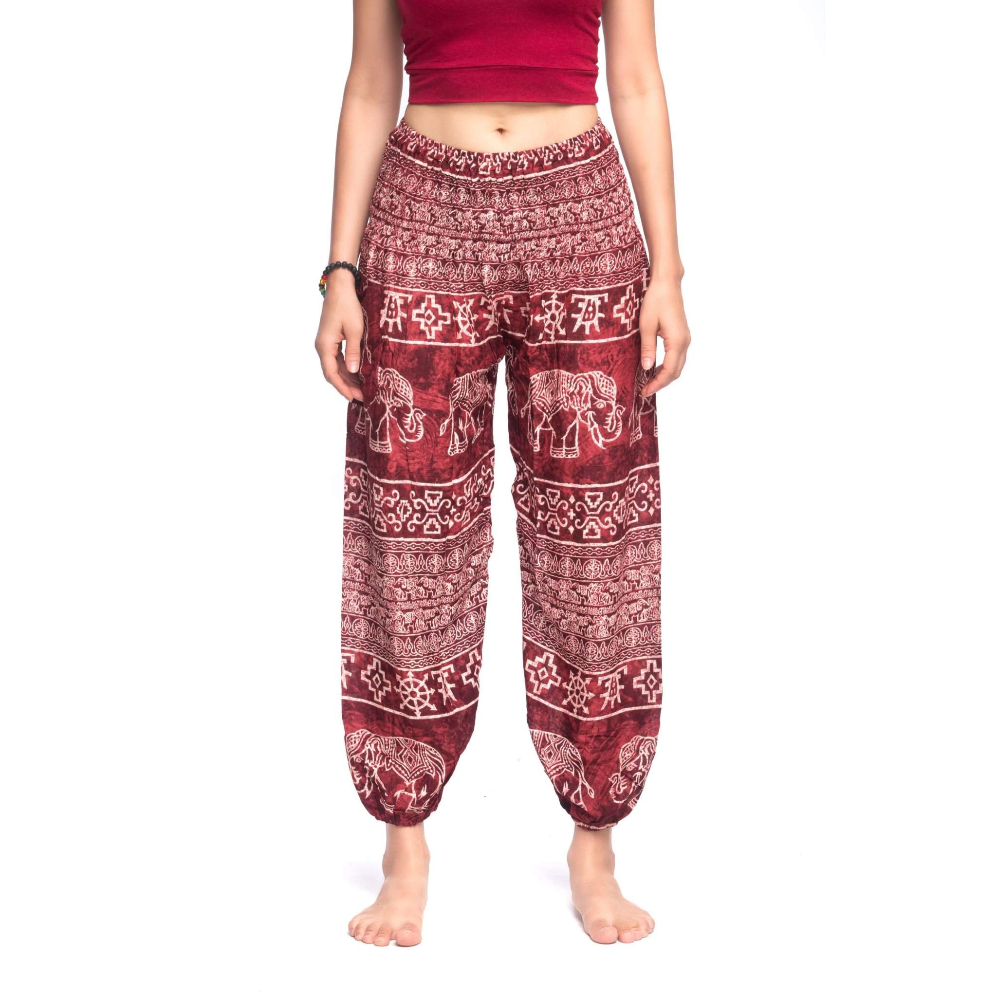 COLOMBO PANTS - Elastic Waist Elepanta Elastic Waist Pants - Buy Today Elephant Pants Jewelry And Bohemian Clothes Handmade In Thailand Help To Save The Elephants FairTrade And Vegan