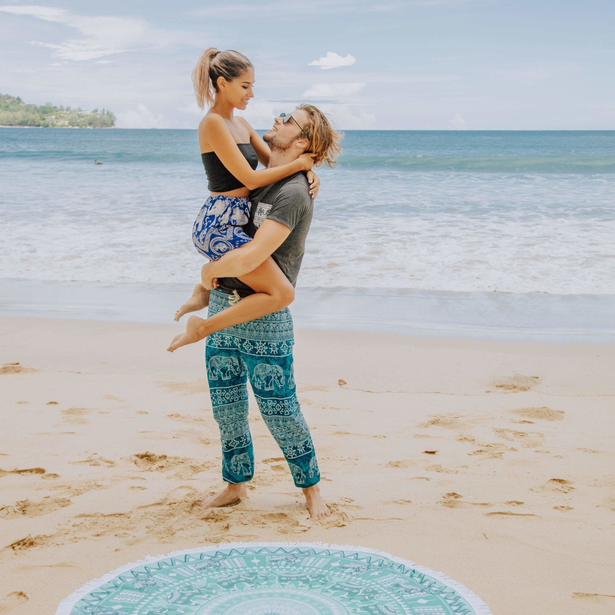 COLOMBO PANTS - Drawstring Elepanta Drawstring Pants - Buy Today Elephant Pants Jewelry And Bohemian Clothes Handmade In Thailand Help To Save The Elephants FairTrade And Vegan