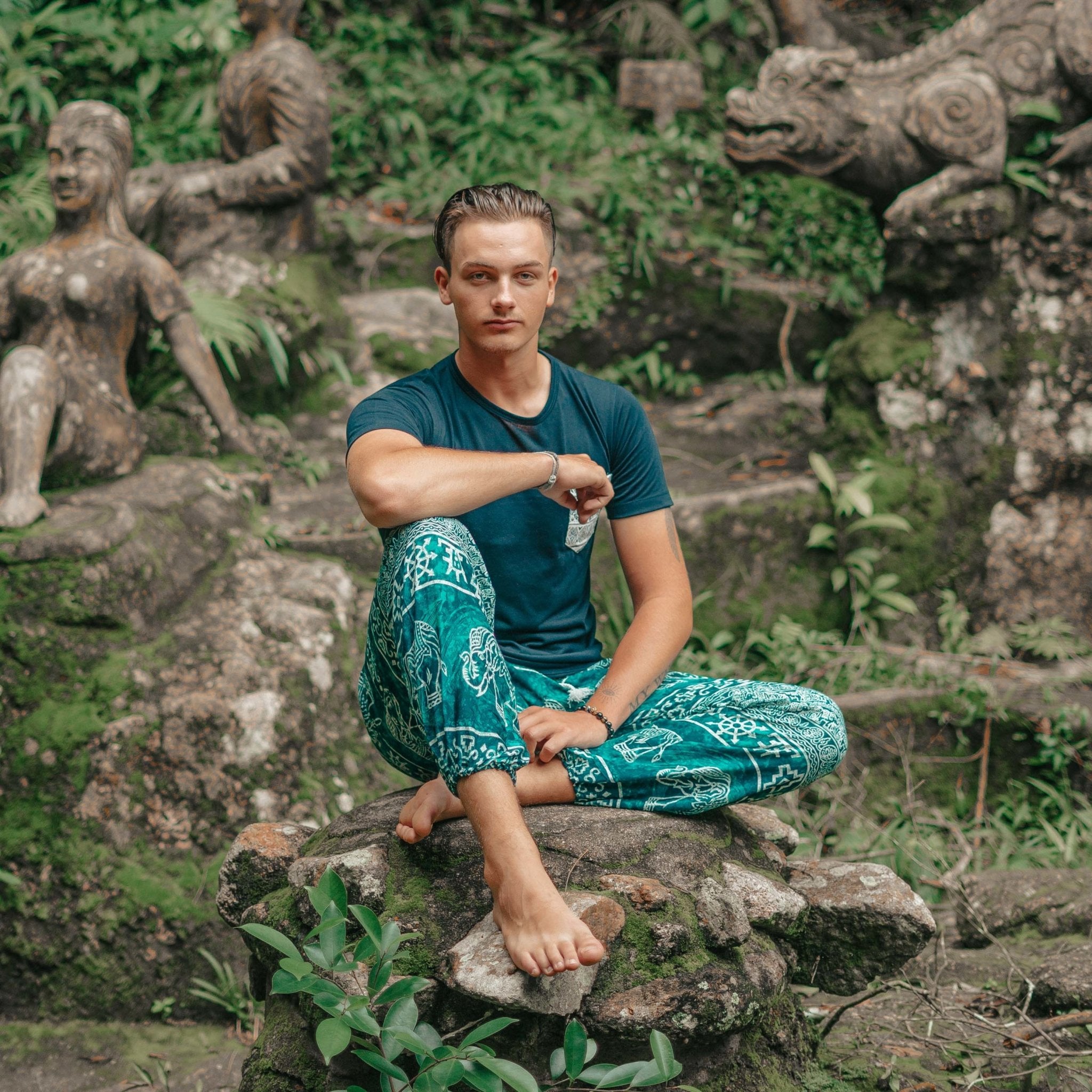 COLOMBO PANTS - Drawstring Elepanta Drawstring Pants - Buy Today Elephant Pants Jewelry And Bohemian Clothes Handmade In Thailand Help To Save The Elephants FairTrade And Vegan