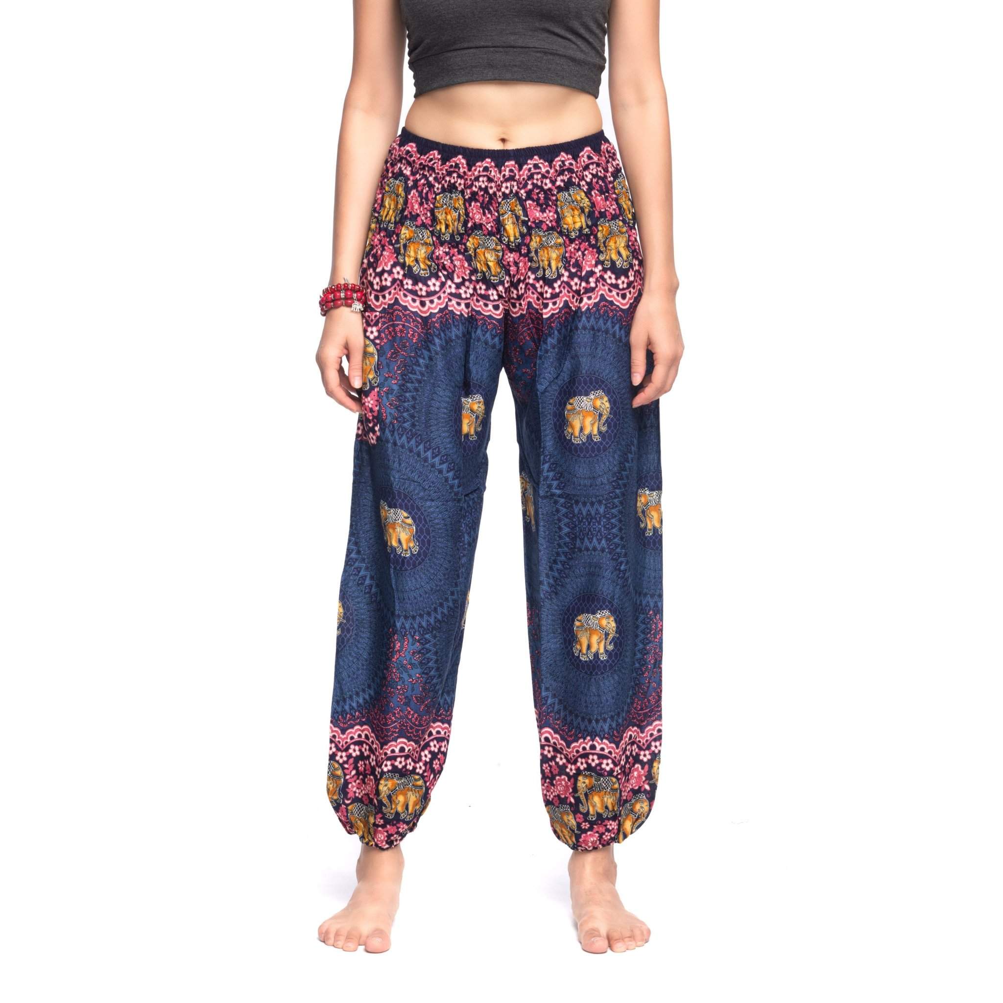 JAIPUR PANTS - Elastic Waist Elepanta Elastic Waist Pants - Buy Today Elephant Pants Jewelry And Bohemian Clothes Handmade In Thailand Help To Save The Elephants FairTrade And Vegan