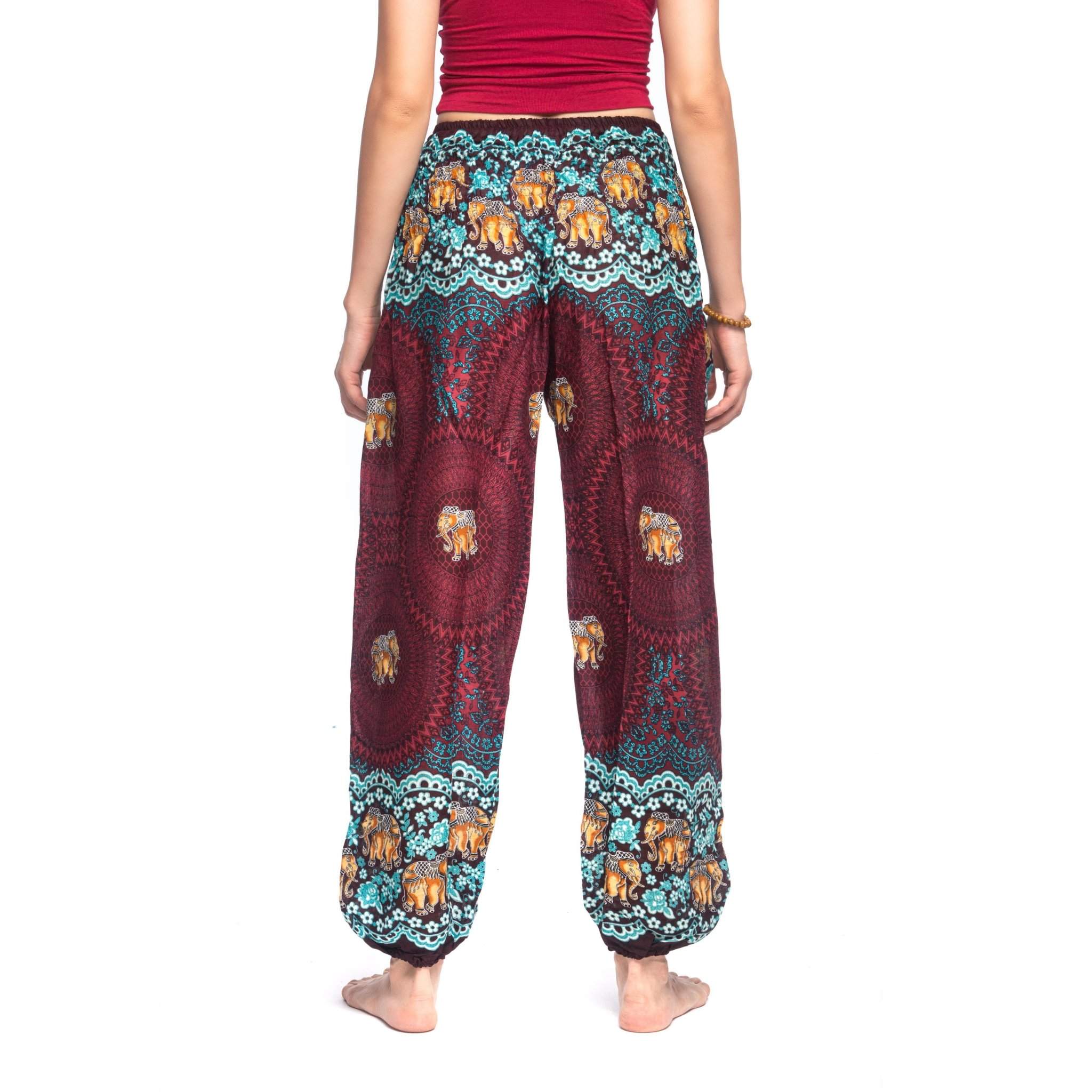 JAIPUR PANTS - Elastic Waist Elepanta Elastic Waist Pants - Buy Today Elephant Pants Jewelry And Bohemian Clothes Handmade In Thailand Help To Save The Elephants FairTrade And Vegan