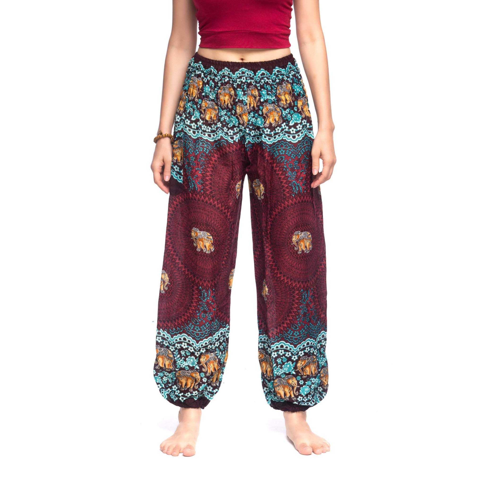 JAIPUR PANTS - Elastic Waist Elepanta Elastic Waist Pants - Buy Today Elephant Pants Jewelry And Bohemian Clothes Handmade In Thailand Help To Save The Elephants FairTrade And Vegan