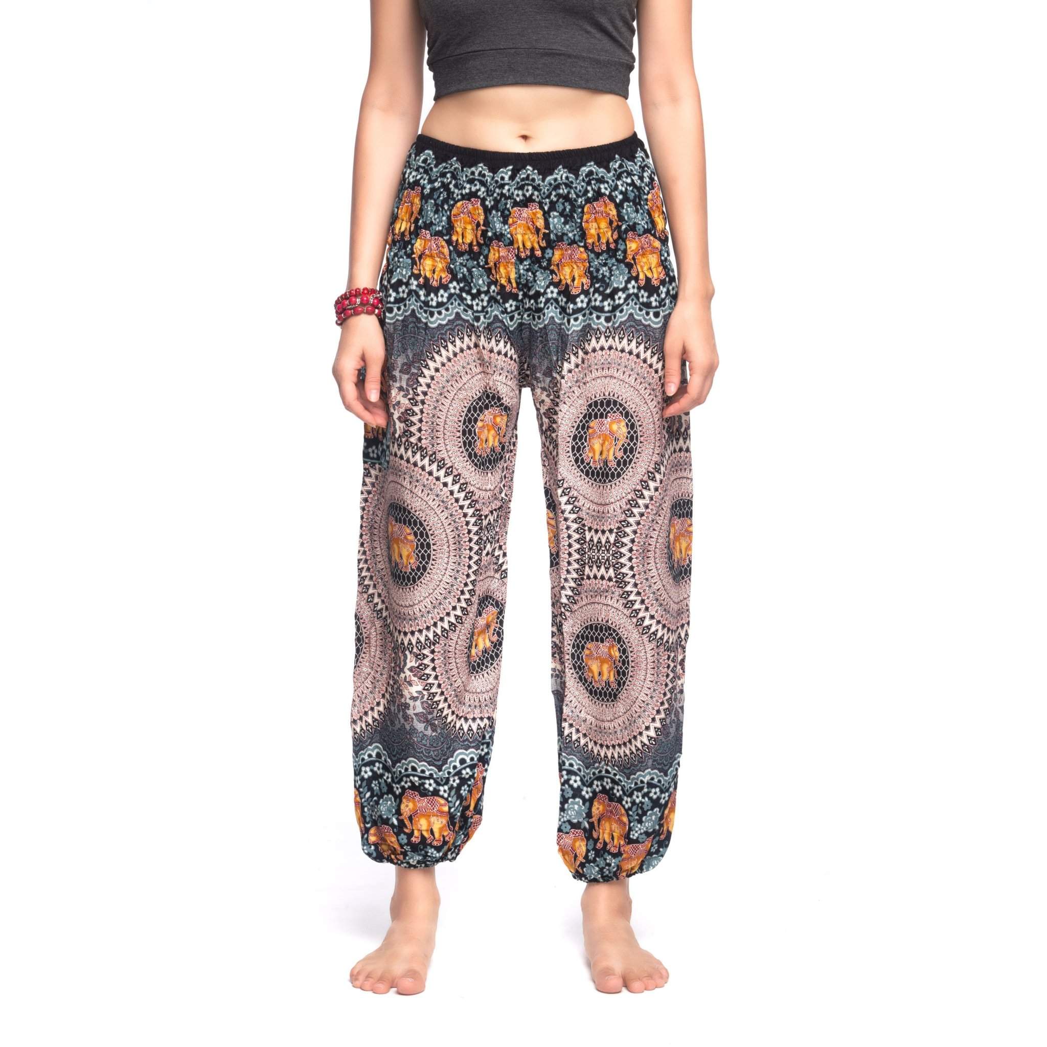 JAIPUR PANTS - Elastic Waist Elepanta Elastic Waist Pants - Buy Today Elephant Pants Jewelry And Bohemian Clothes Handmade In Thailand Help To Save The Elephants FairTrade And Vegan