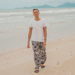 KRABI PANTS - Drawstring Elepanta Drawstring Pants - Buy Today Elephant Pants Jewelry And Bohemian Clothes Handmade In Thailand Help To Save The Elephants FairTrade And Vegan