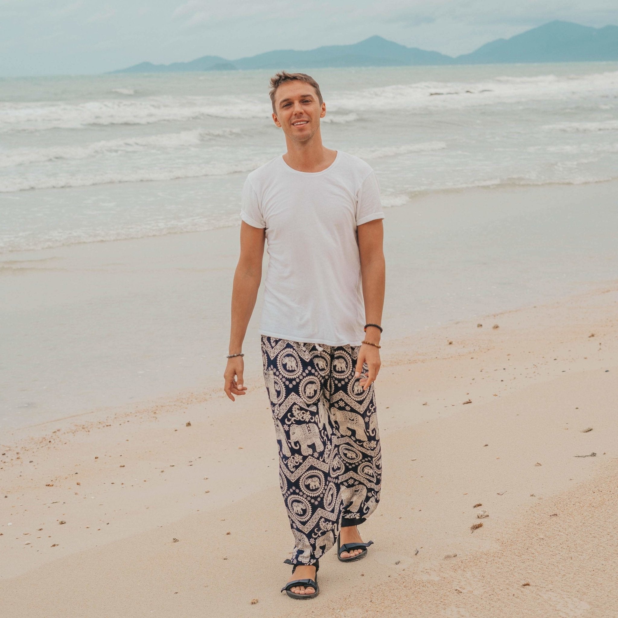 KRABI PANTS - Drawstring Elepanta Drawstring Pants - Buy Today Elephant Pants Jewelry And Bohemian Clothes Handmade In Thailand Help To Save The Elephants FairTrade And Vegan
