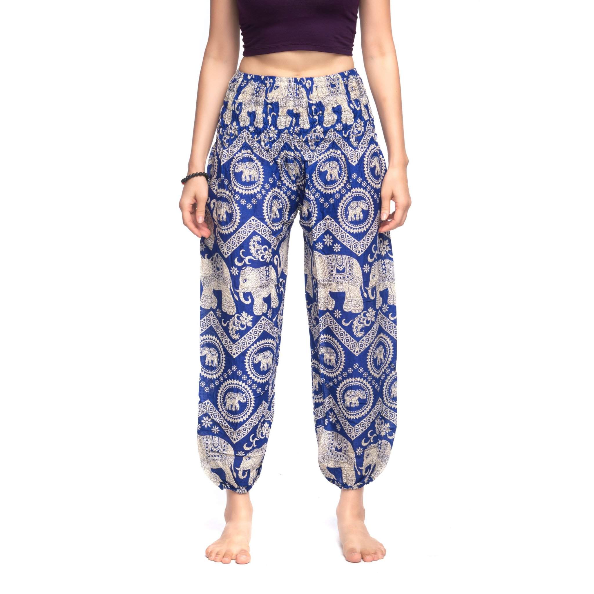 KRABI PANTS - Elastic Waist Elepanta Elastic Waist Pants - Buy Today Elephant Pants Jewelry And Bohemian Clothes Handmade In Thailand Help To Save The Elephants FairTrade And Vegan