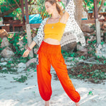 AKUMAL PANTS - Elastic Waist Elepanta Elastic Waist Pants - Buy Today Elephant Pants Jewelry And Bohemian Clothes Handmade In Thailand Help To Save The Elephants FairTrade And Vegan