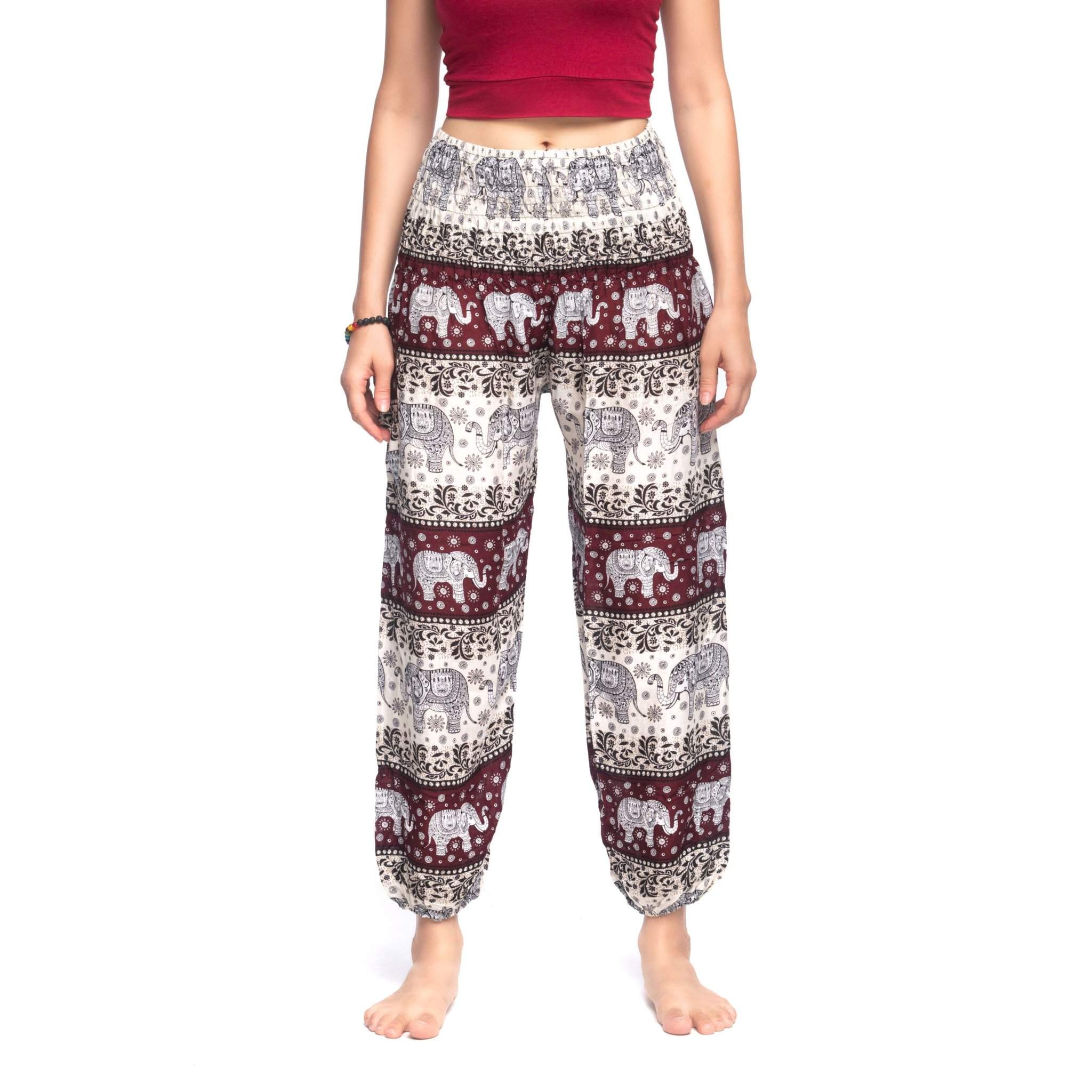 MALI PANTS - Elastic Waist Elepanta Elastic Waist Pants - Buy Today Elephant Pants Jewelry And Bohemian Clothes Handmade In Thailand Help To Save The Elephants FairTrade And Vegan