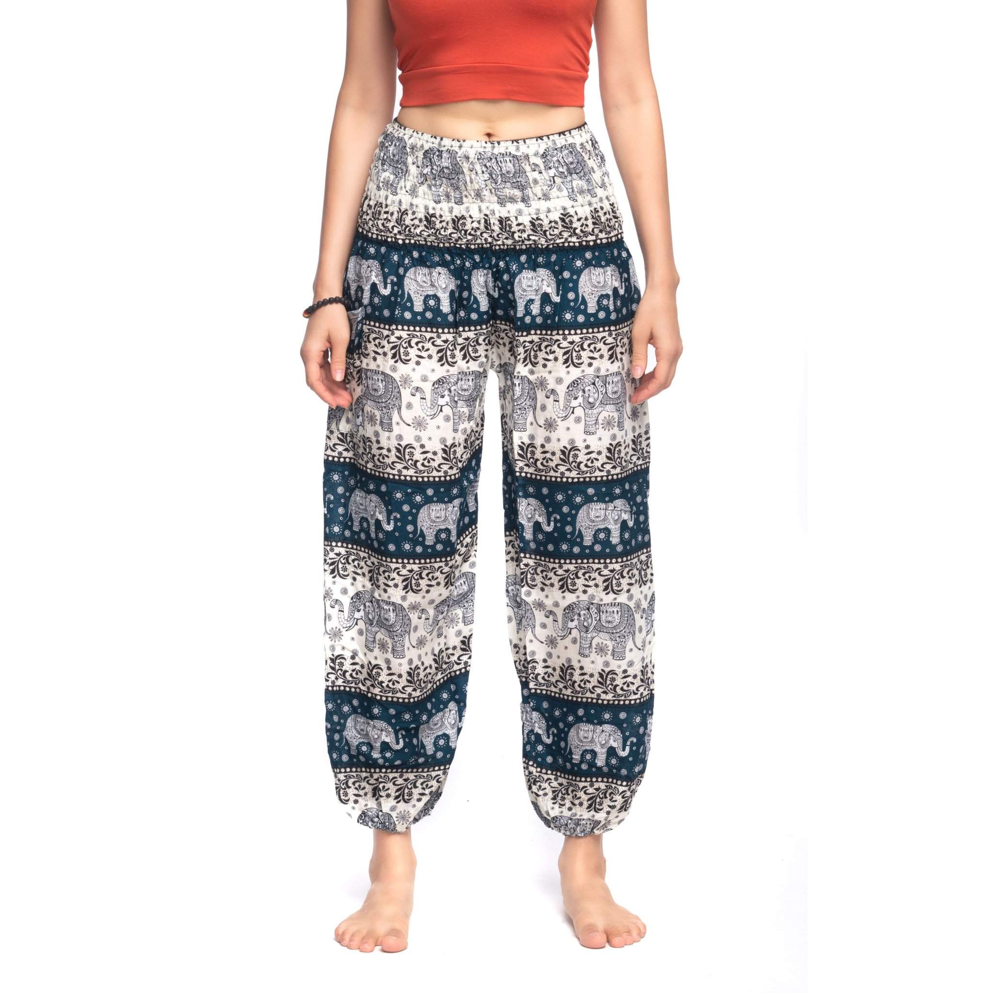 MALI PANTS - Elastic Waist Elepanta Elastic Waist Pants - Buy Today Elephant Pants Jewelry And Bohemian Clothes Handmade In Thailand Help To Save The Elephants FairTrade And Vegan
