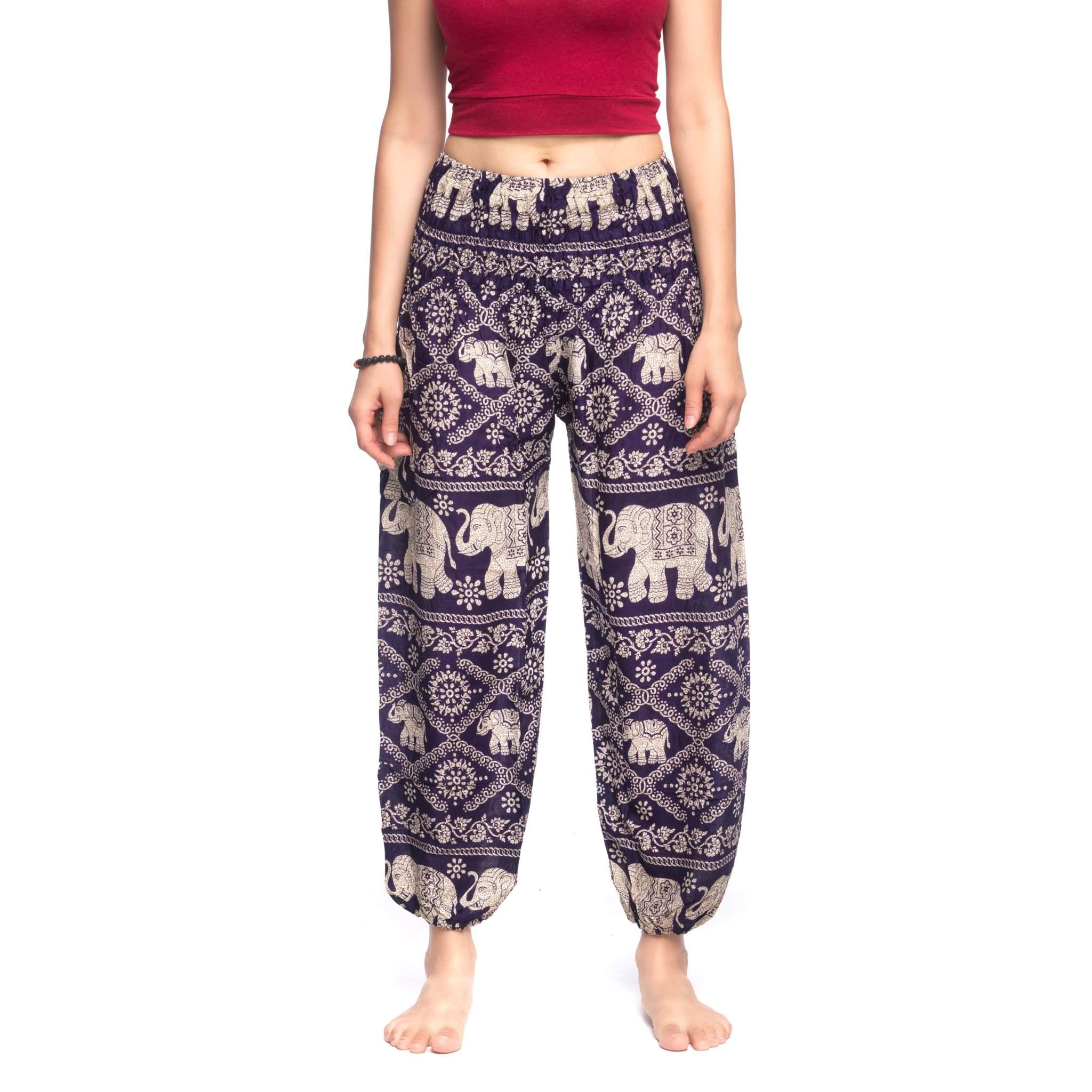 MANDALAY PANTS - Elastic Waists Elepanta Elastic Waist Pants - Buy Today Elephant Pants Jewelry And Bohemian Clothes Handmade In Thailand Help To Save The Elephants FairTrade And Vegan