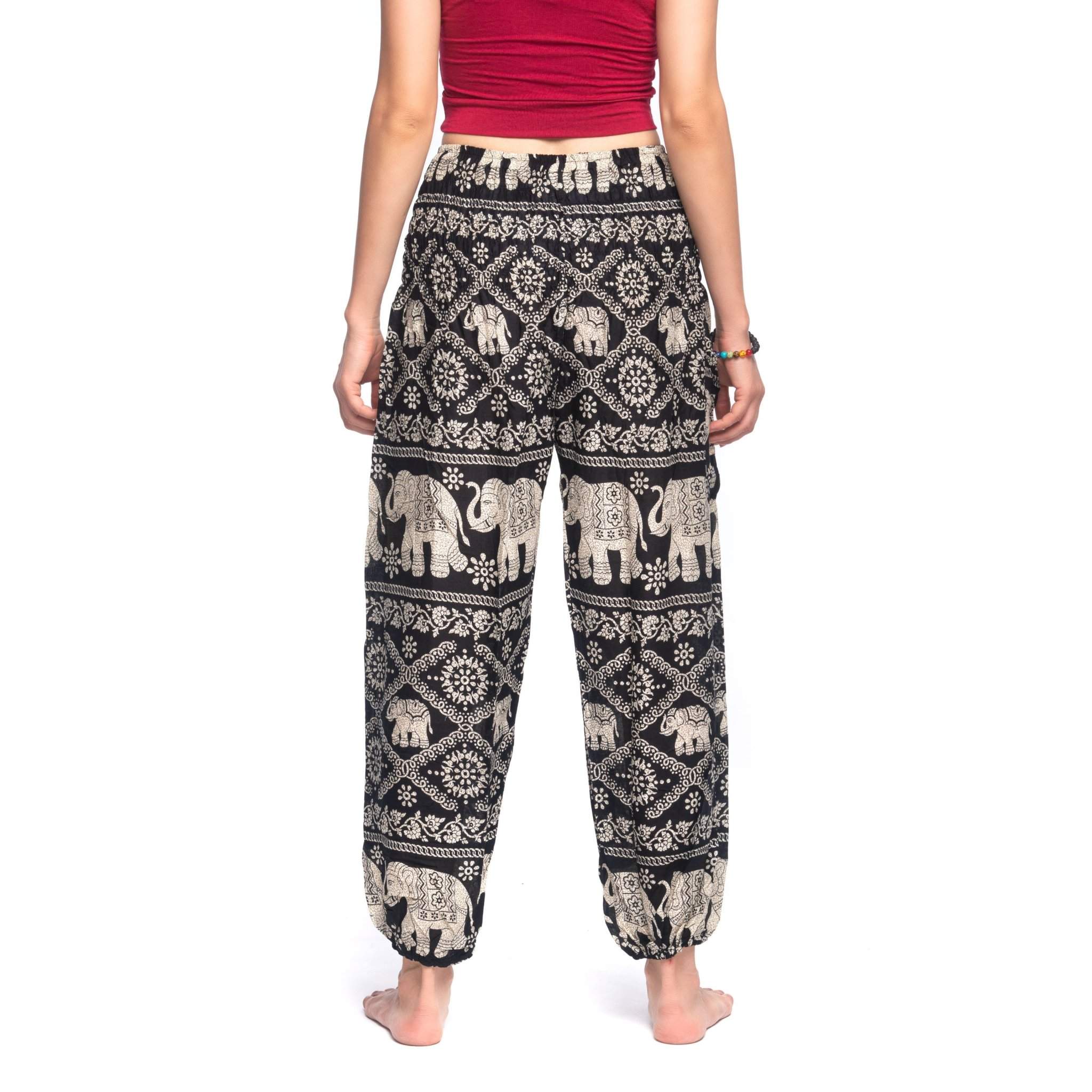 MANDALAY PANTS - Elastic Waists Elepanta Elastic Waist Pants - Buy Today Elephant Pants Jewelry And Bohemian Clothes Handmade In Thailand Help To Save The Elephants FairTrade And Vegan