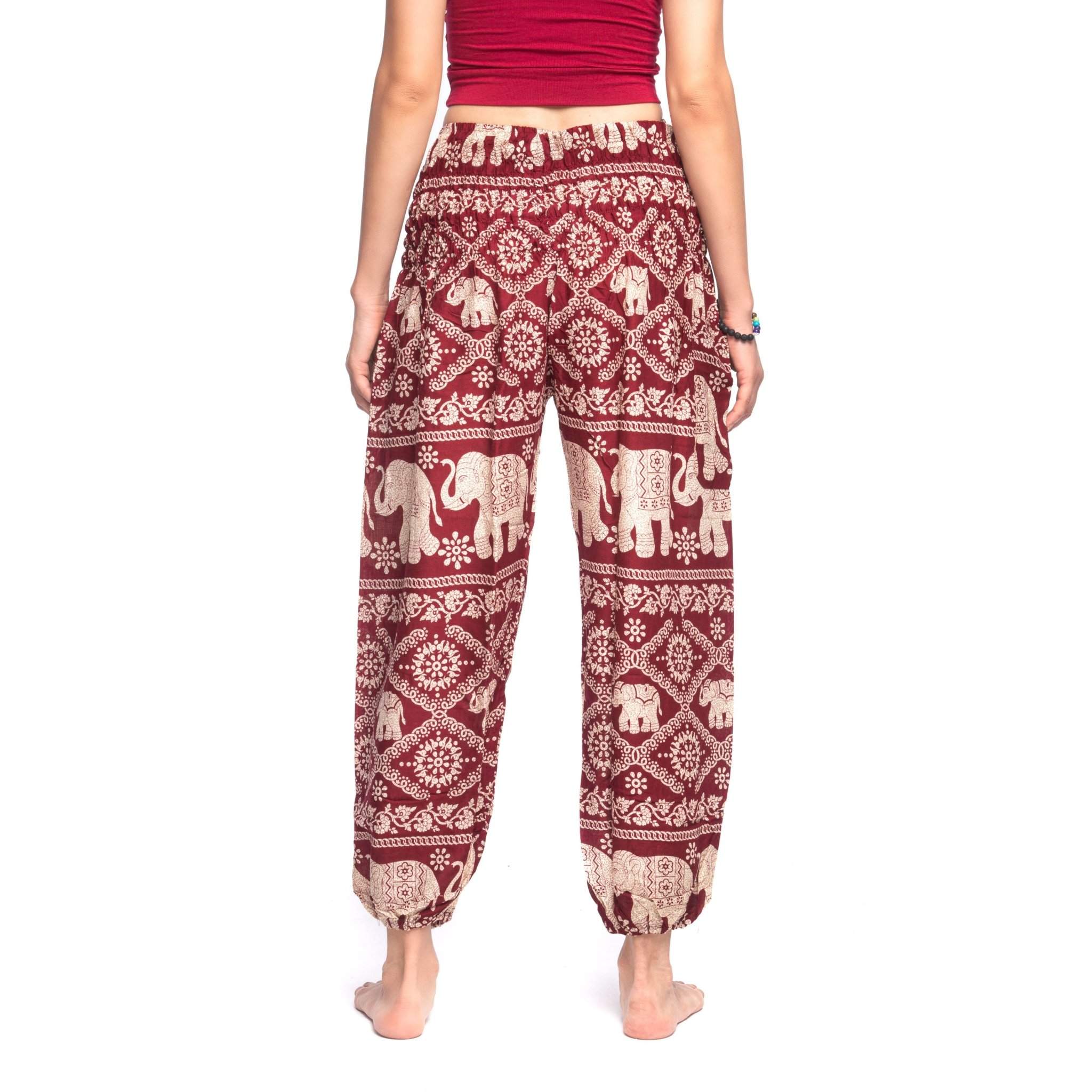 MANDALAY PANTS - Elastic Waists Elepanta Elastic Waist Pants - Buy Today Elephant Pants Jewelry And Bohemian Clothes Handmade In Thailand Help To Save The Elephants FairTrade And Vegan