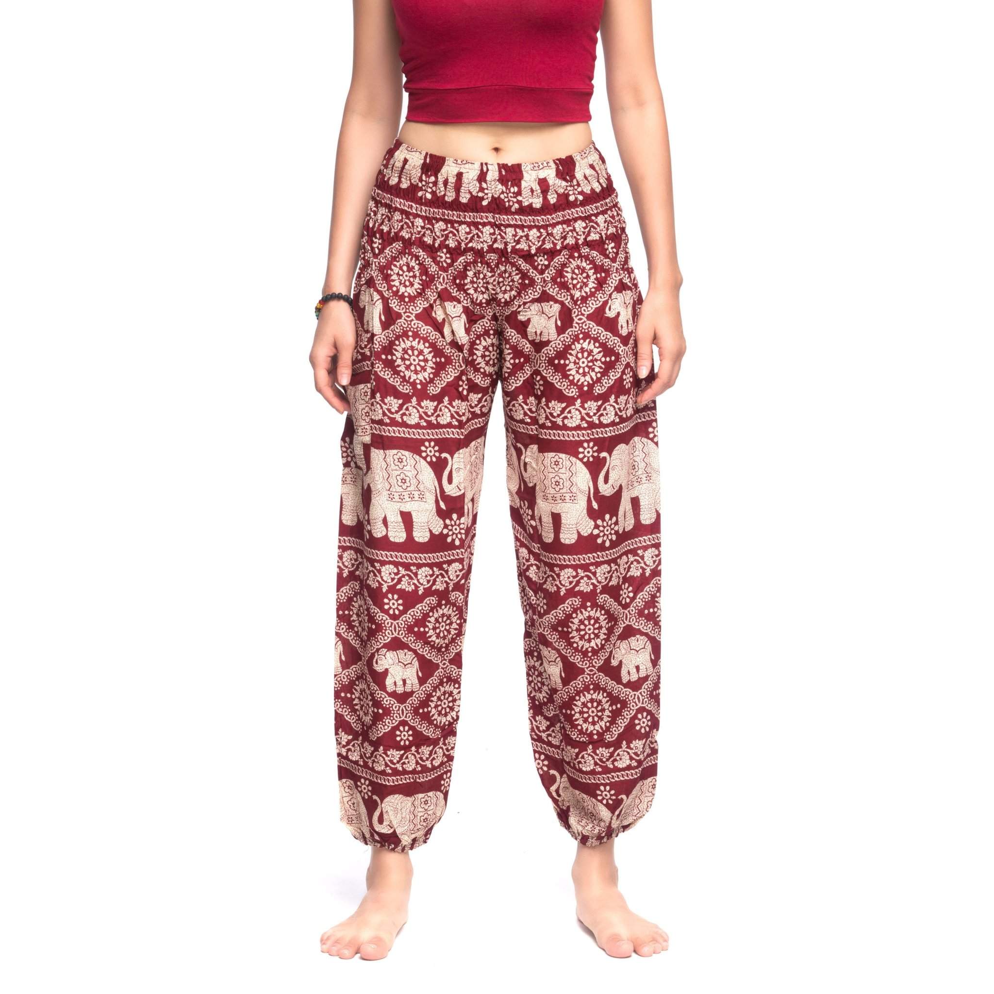MANDALAY PANTS - Elastic Waists Elepanta Elastic Waist Pants - Buy Today Elephant Pants Jewelry And Bohemian Clothes Handmade In Thailand Help To Save The Elephants FairTrade And Vegan