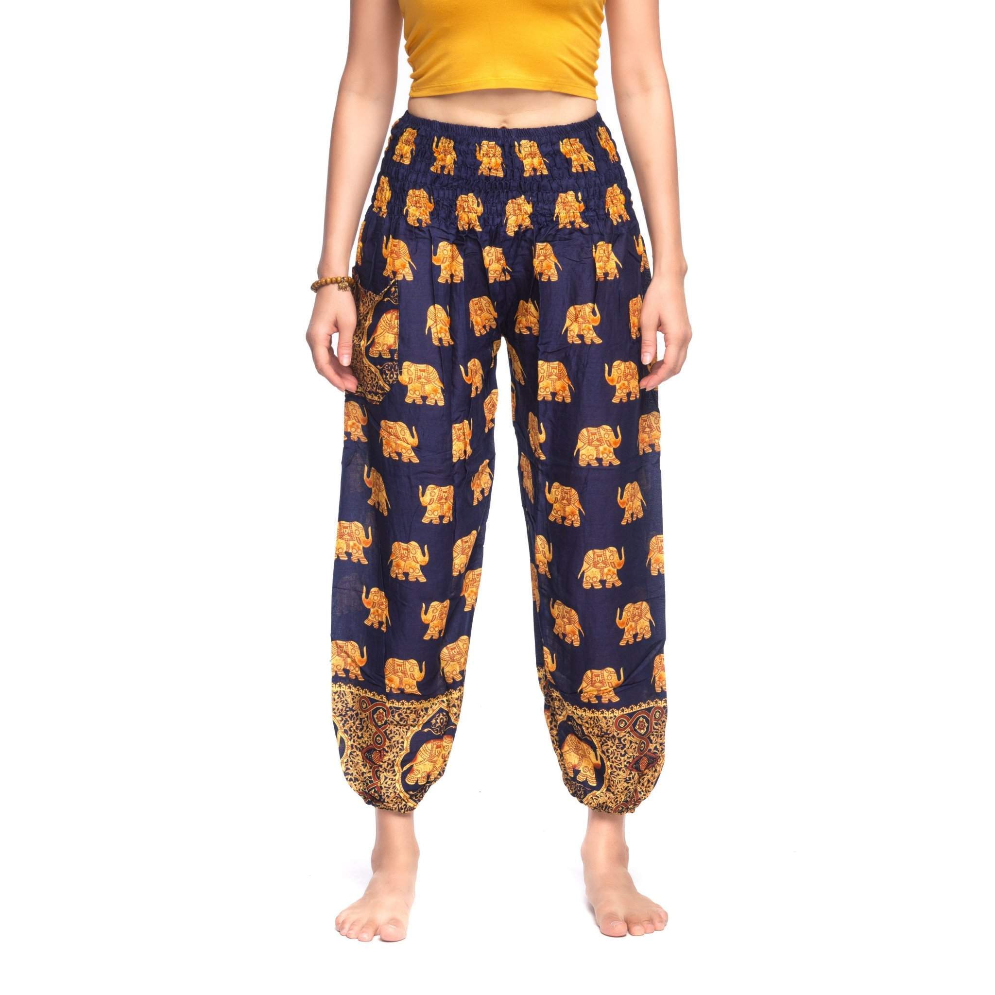 SAVANNA PANTS - Elastic Waist Elepanta Elastic Waist Pants - Buy Today Elephant Pants Jewelry And Bohemian Clothes Handmade In Thailand Help To Save The Elephants FairTrade And Vegan