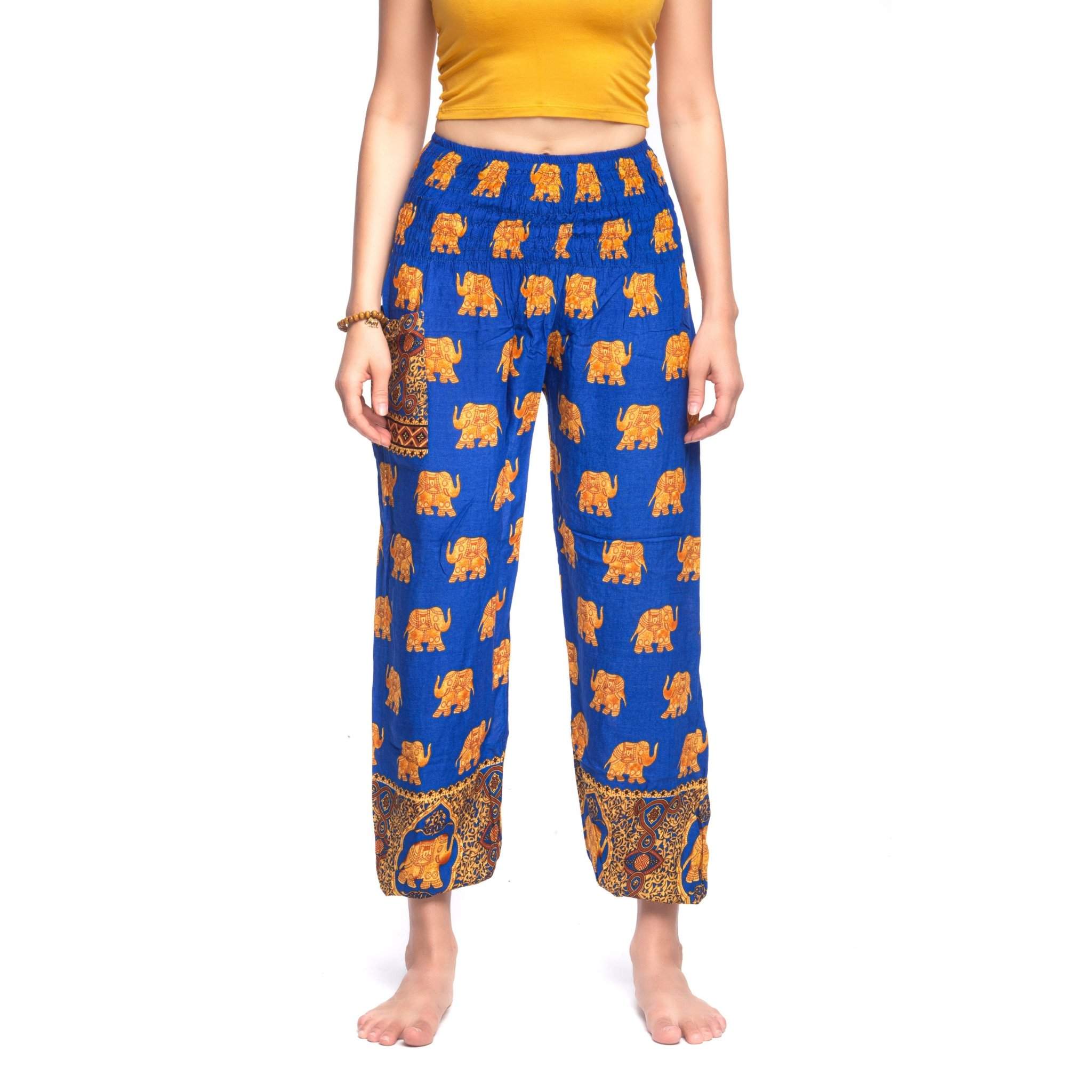 SAVANNA PANTS - Elastic Waist Elepanta Elastic Waist Pants - Buy Today Elephant Pants Jewelry And Bohemian Clothes Handmade In Thailand Help To Save The Elephants FairTrade And Vegan