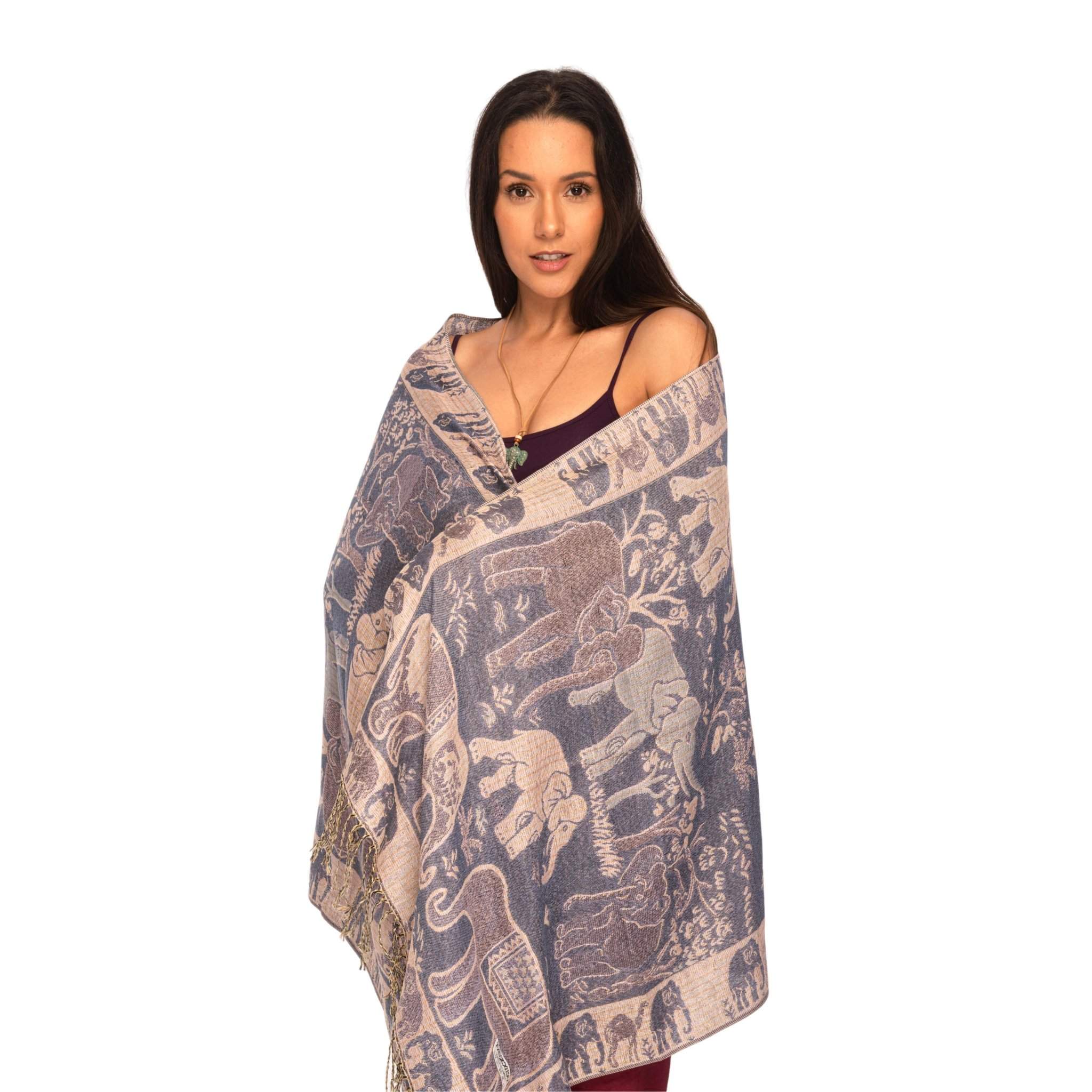 KRABI ELEPHANT SCARF Elepanta Scarves - Buy Today Elephant Pants Jewelry And Bohemian Clothes Handmade In Thailand Help To Save The Elephants FairTrade And Vegan