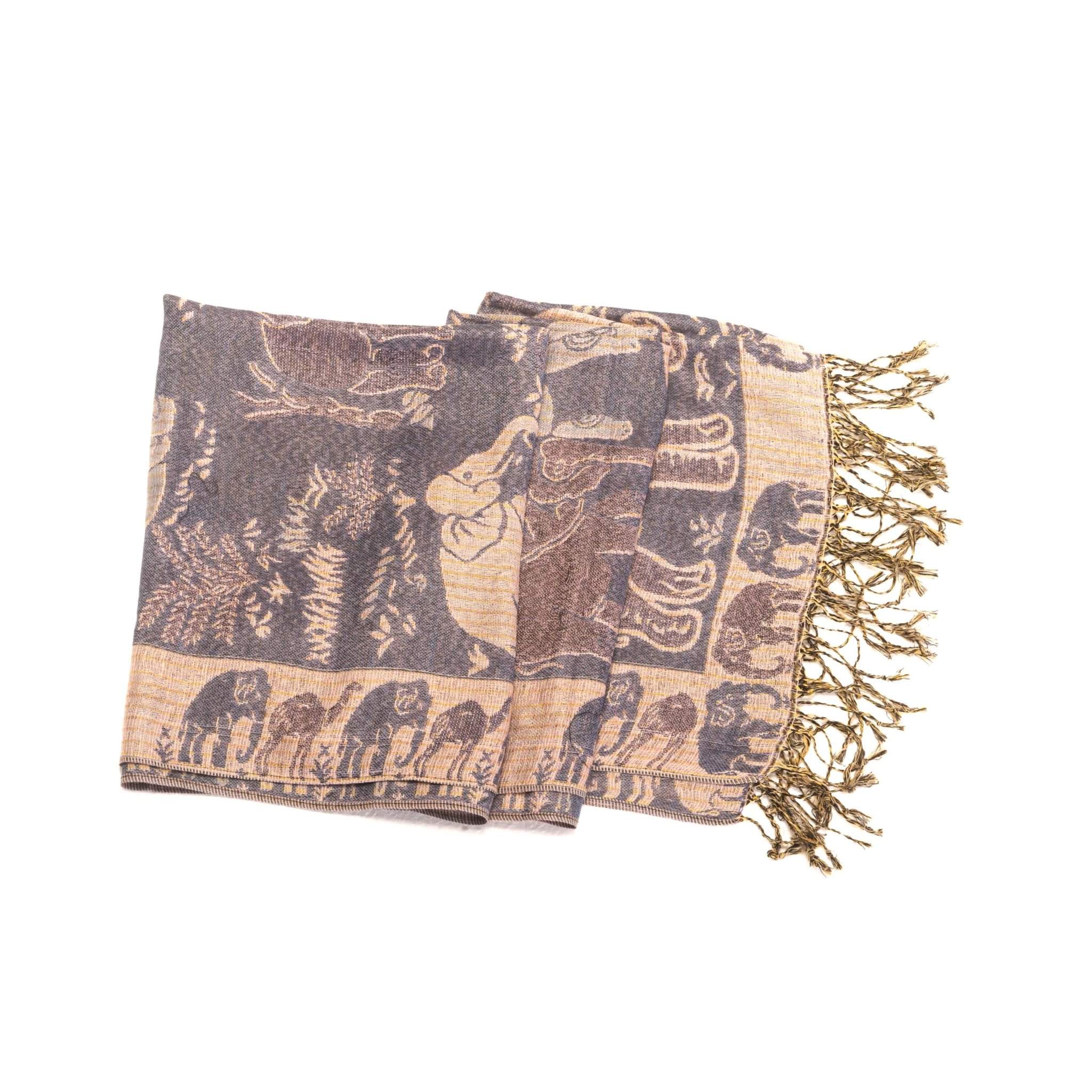 KRABI ELEPHANT SCARF Elepanta Scarves - Buy Today Elephant Pants Jewelry And Bohemian Clothes Handmade In Thailand Help To Save The Elephants FairTrade And Vegan
