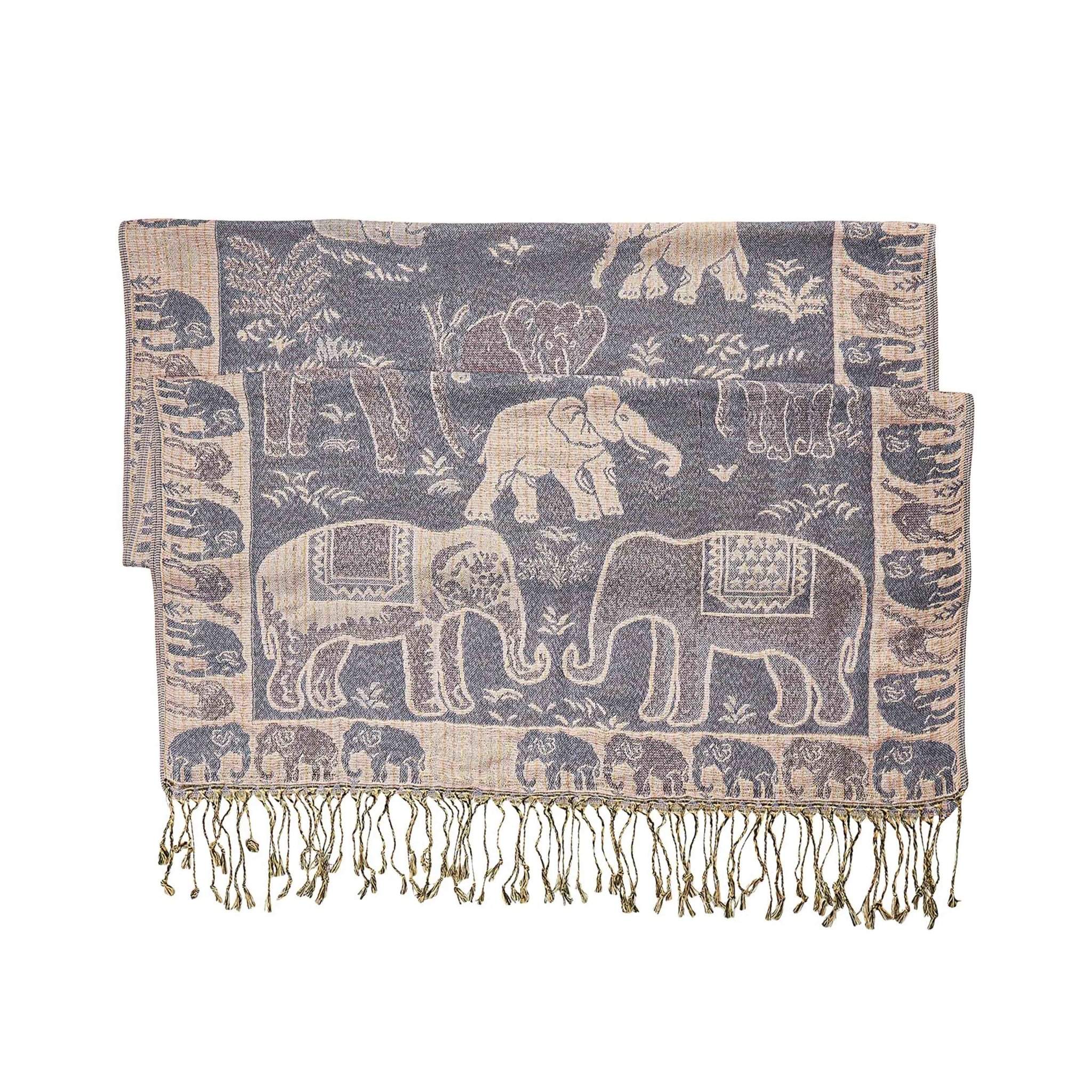 KRABI ELEPHANT SCARF Elepanta Scarves - Buy Today Elephant Pants Jewelry And Bohemian Clothes Handmade In Thailand Help To Save The Elephants FairTrade And Vegan