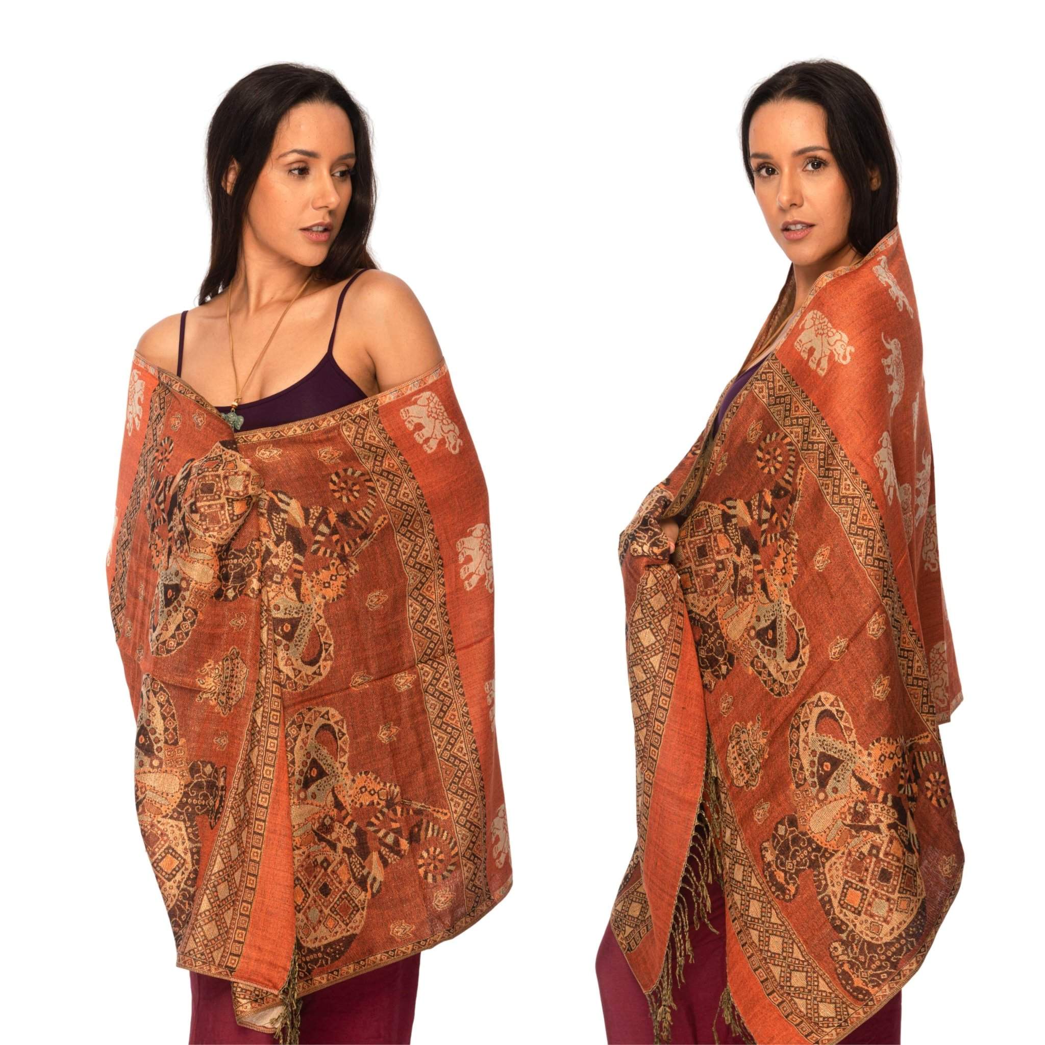 MANDALAY ELEPHANT SCARF Elepanta Scarves - Buy Today Elephant Pants Jewelry And Bohemian Clothes Handmade In Thailand Help To Save The Elephants FairTrade And Vegan