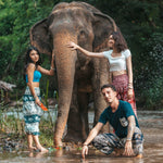 KRABI ELEPHANT T-SHIRT Elepanta T-Shirts - Buy Today Elephant Pants Jewelry And Bohemian Clothes Handmade In Thailand Help To Save The Elephants FairTrade And Vegan