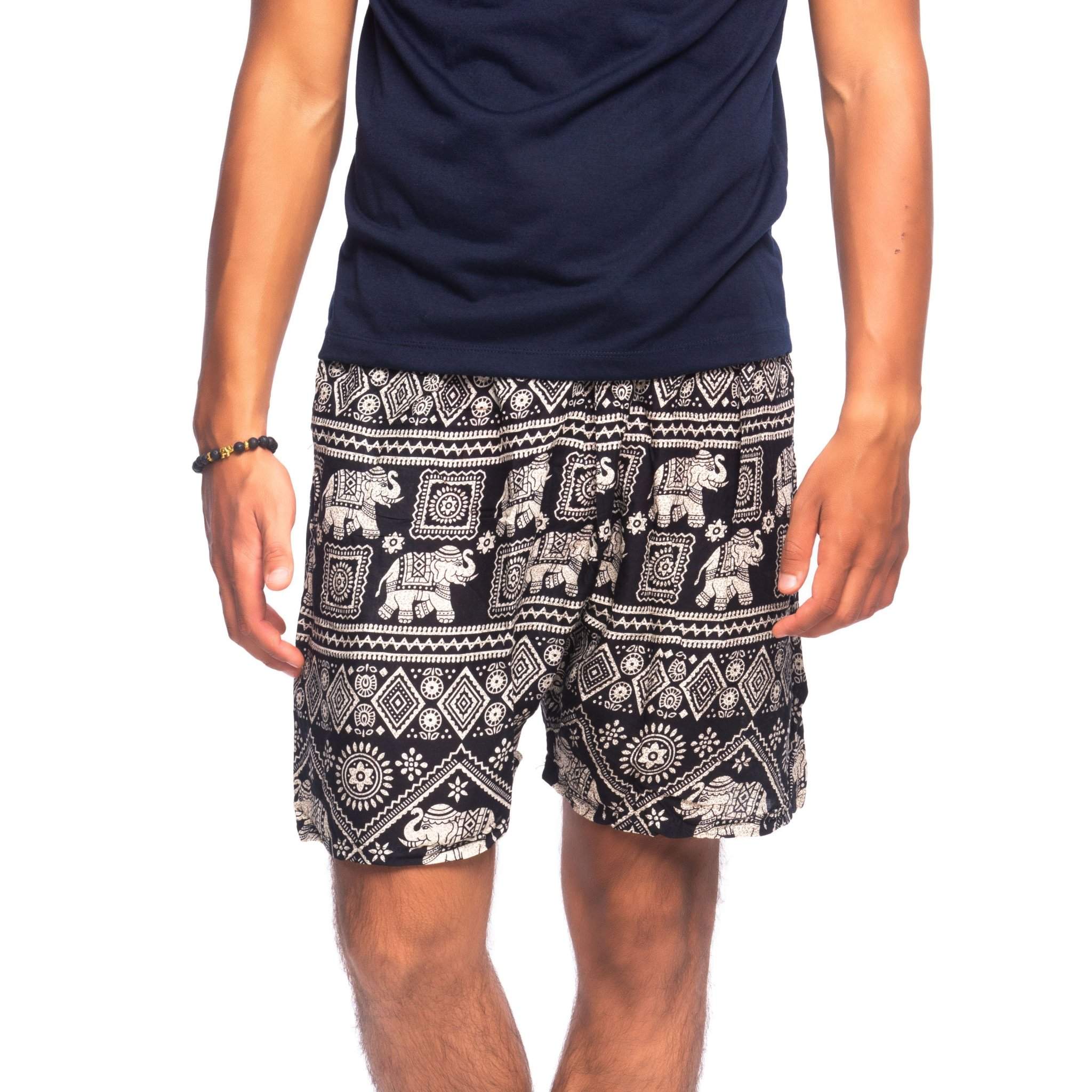 AGRA SHORTS Elepanta Men's Shorts - Buy Today Elephant Pants Jewelry And Bohemian Clothes Handmade In Thailand Help To Save The Elephants FairTrade And Vegan