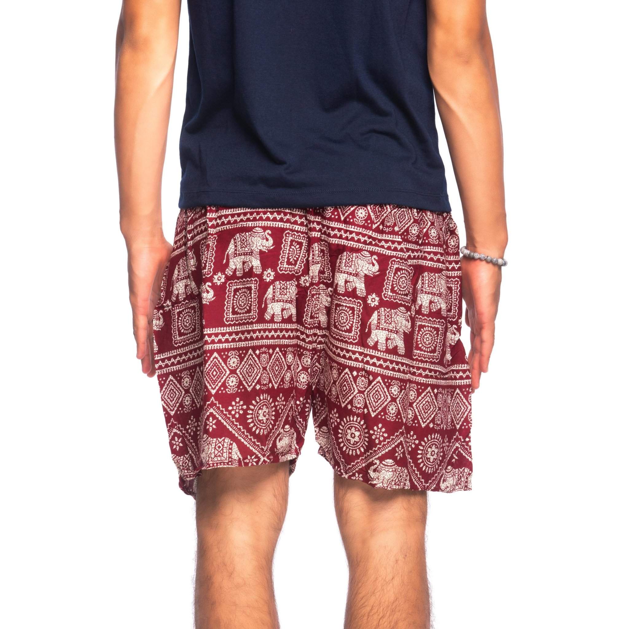 AGRA SHORTS Elepanta Men's Shorts - Buy Today Elephant Pants Jewelry And Bohemian Clothes Handmade In Thailand Help To Save The Elephants FairTrade And Vegan