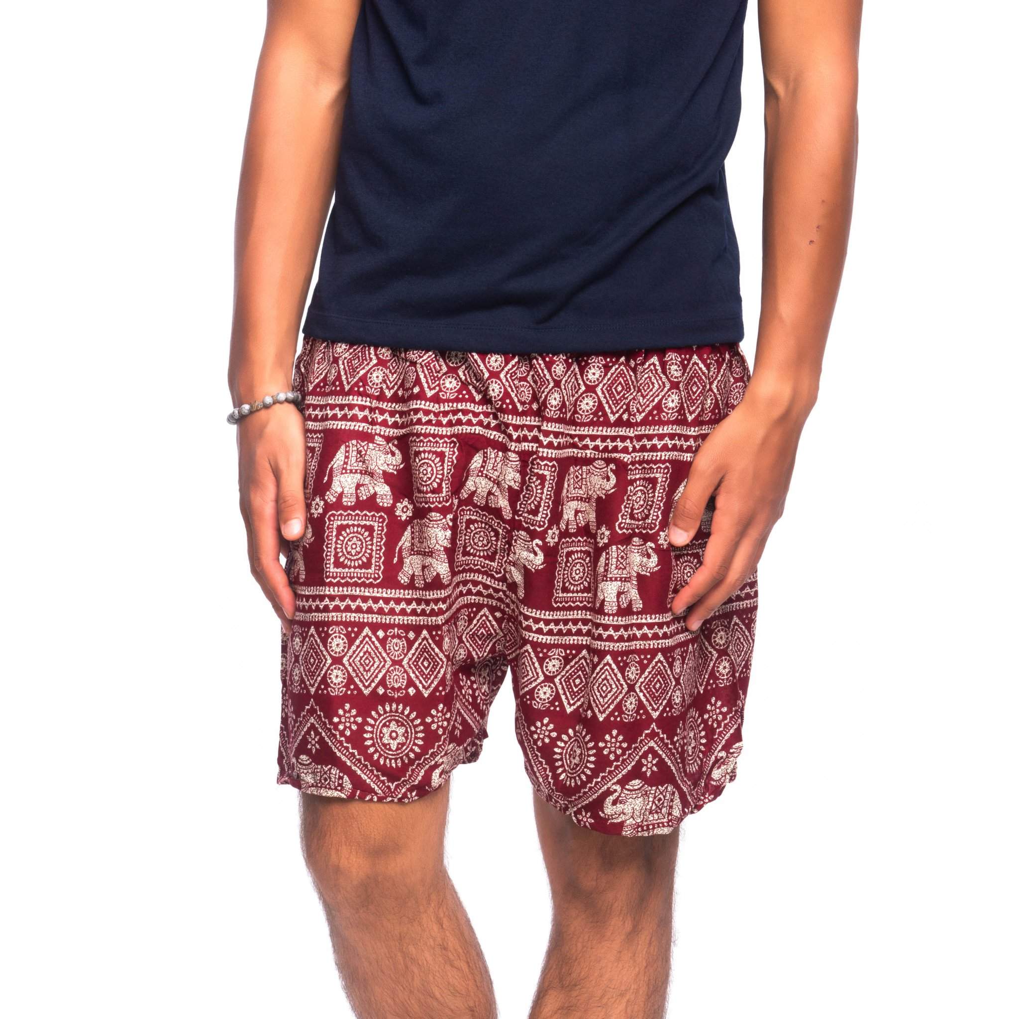 AGRA SHORTS Elepanta Men's Shorts - Buy Today Elephant Pants Jewelry And Bohemian Clothes Handmade In Thailand Help To Save The Elephants FairTrade And Vegan