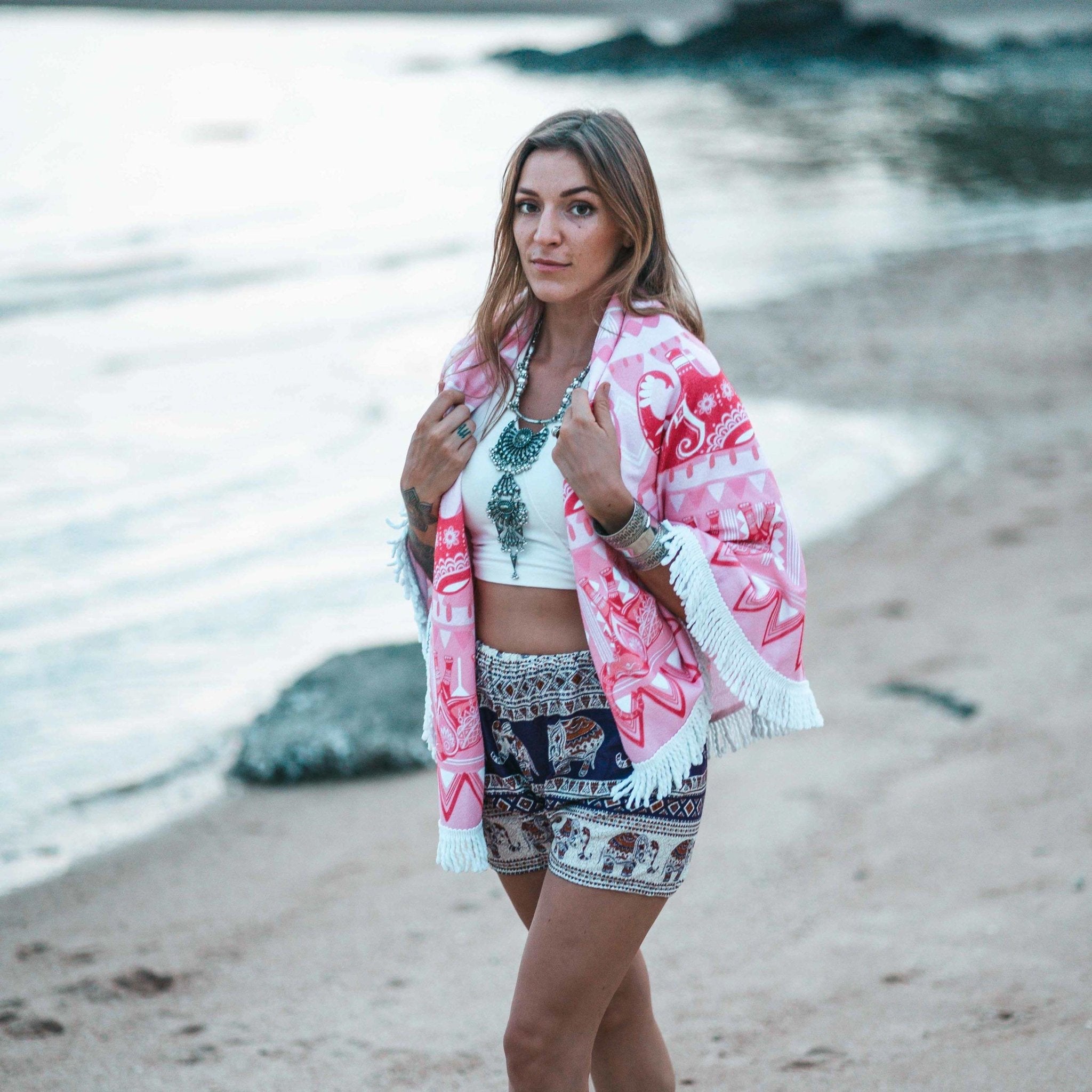 ANGKOR SHORTS Elepanta Women's Shorts - Buy Today Elephant Pants Jewelry And Bohemian Clothes Handmade In Thailand Help To Save The Elephants FairTrade And Vegan