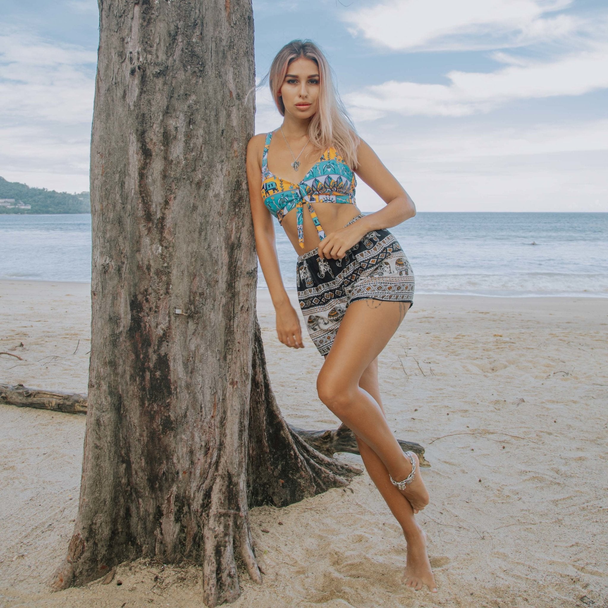 ANGKOR SHORTS Elepanta Women's Shorts - Buy Today Elephant Pants Jewelry And Bohemian Clothes Handmade In Thailand Help To Save The Elephants FairTrade And Vegan