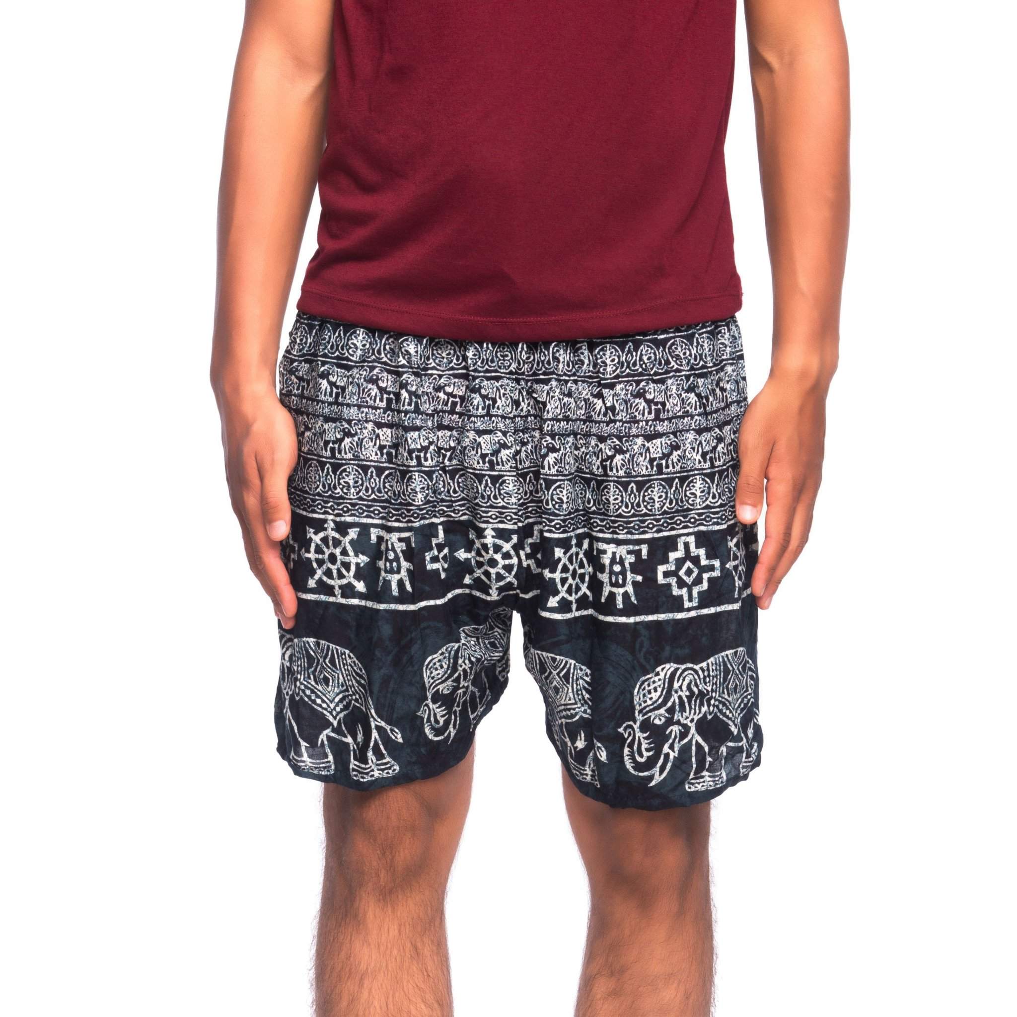 COLOMBO MEN'S SHORTS Elepanta Men's Shorts - Buy Today Elephant Pants Jewelry And Bohemian Clothes Handmade In Thailand Help To Save The Elephants FairTrade And Vegan