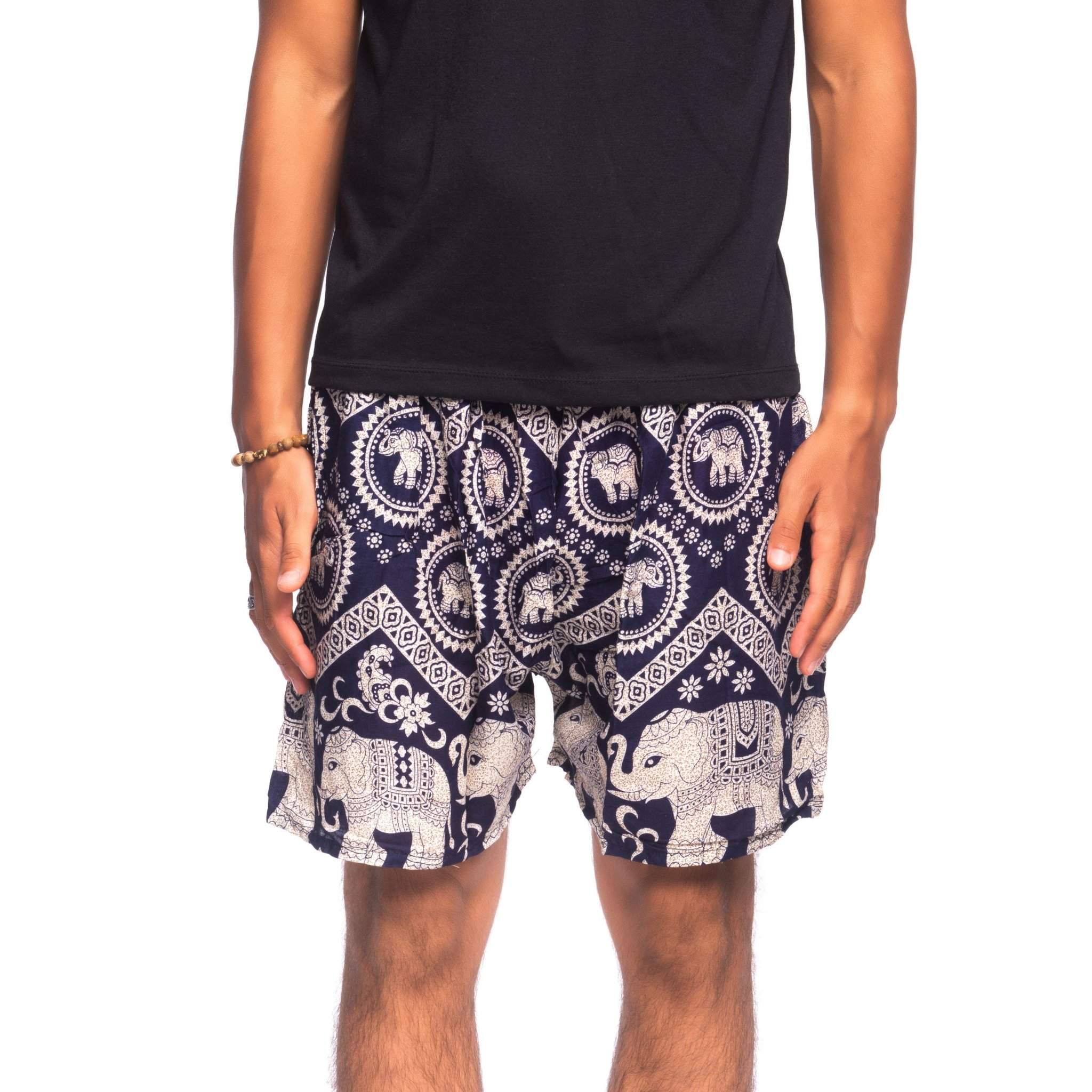 KRABI MEN'S SHORTS Elepanta Men's Shorts - Buy Today Elephant Pants Jewelry And Bohemian Clothes Handmade In Thailand Help To Save The Elephants FairTrade And Vegan