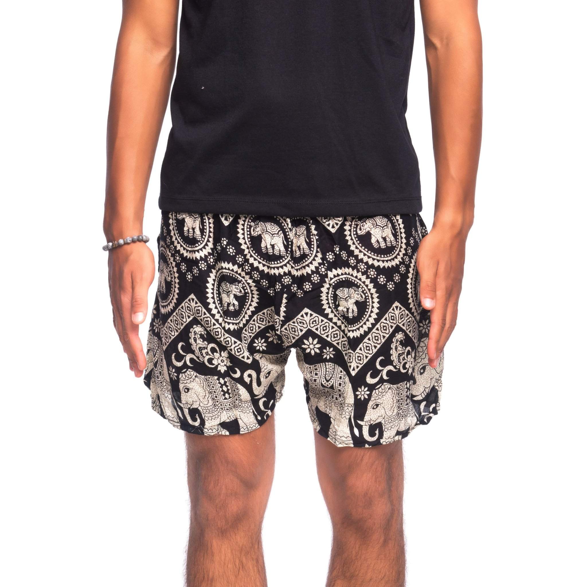 KRABI MEN'S SHORTS Elepanta Men's Shorts - Buy Today Elephant Pants Jewelry And Bohemian Clothes Handmade In Thailand Help To Save The Elephants FairTrade And Vegan