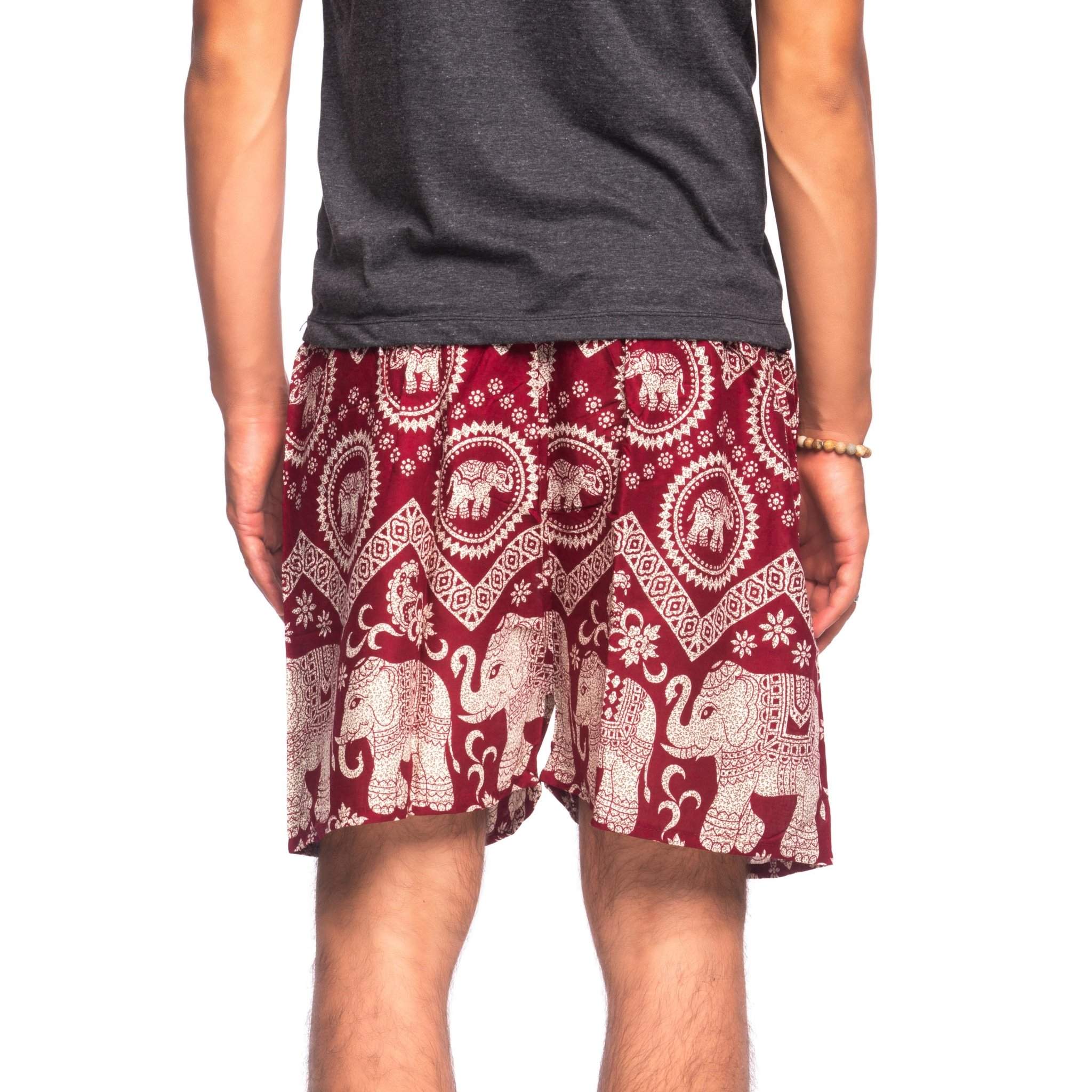 KRABI MEN'S SHORTS Elepanta Men's Shorts - Buy Today Elephant Pants Jewelry And Bohemian Clothes Handmade In Thailand Help To Save The Elephants FairTrade And Vegan