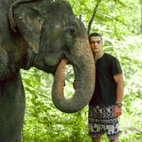 MANDALAY MEN'S SHORTS Elepanta Men's Shorts - Buy Today Elephant Pants Jewelry And Bohemian Clothes Handmade In Thailand Help To Save The Elephants FairTrade And Vegan