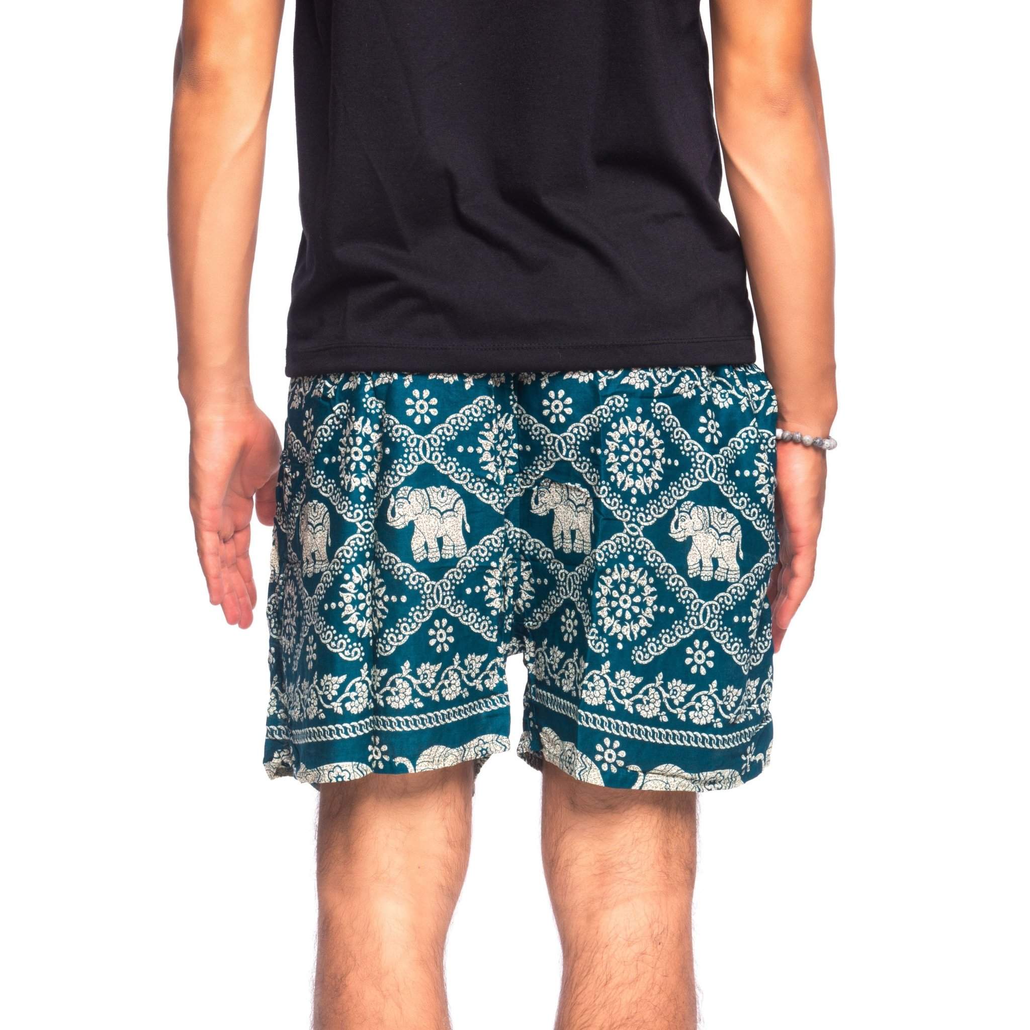 MANDALAY MEN'S SHORTS Elepanta Men's Shorts - Buy Today Elephant Pants Jewelry And Bohemian Clothes Handmade In Thailand Help To Save The Elephants FairTrade And Vegan